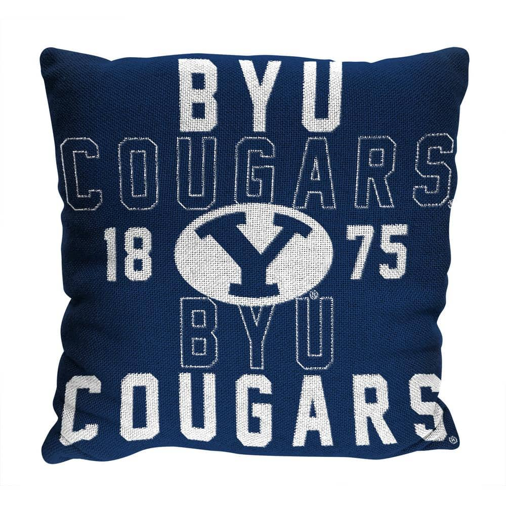 THE NORTHWEST GROUP NCAA BYU Stacked Pillow 1COL130020004RET - The Home  Depot