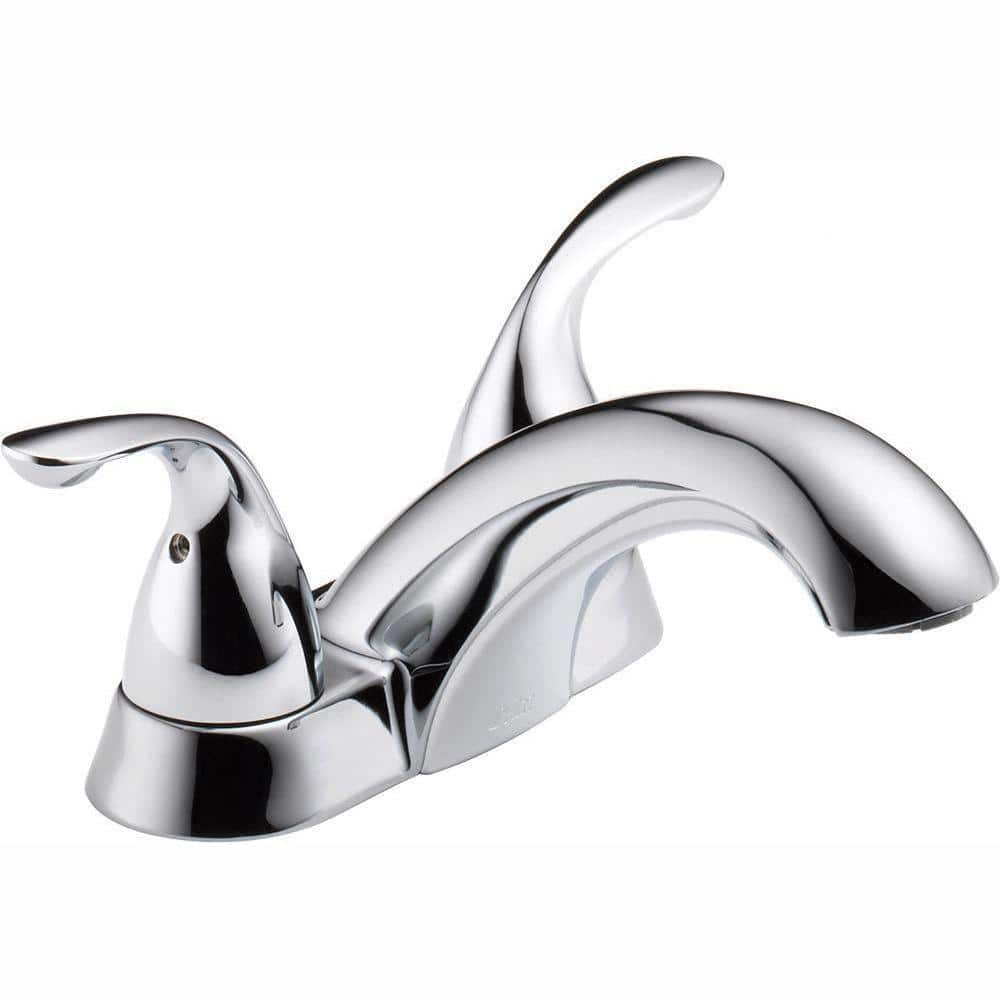 Delta Classic 4 in. Centerset 2-Handle Bathroom Faucet in Chrome 2503LF