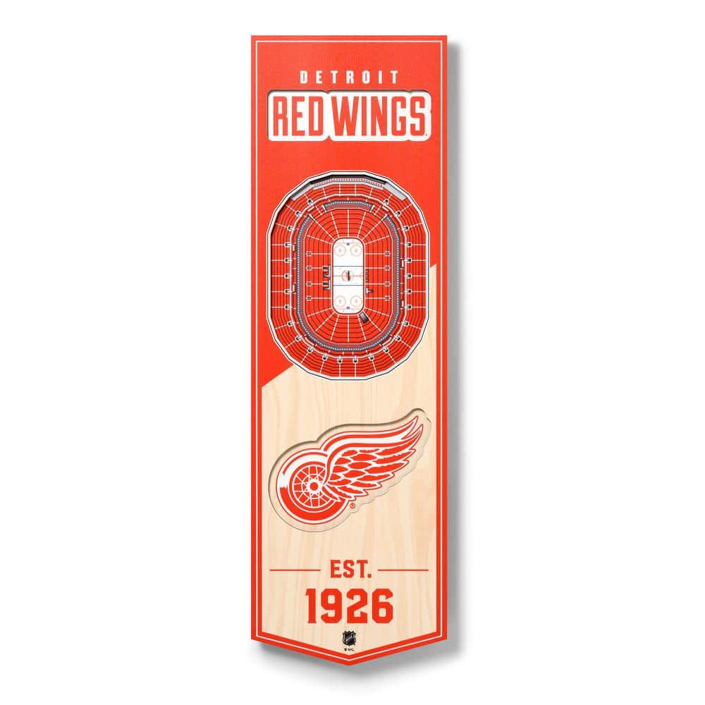NHL Joe Louis Arena Detroit Red Wings Hockeytown Color 8 X 10