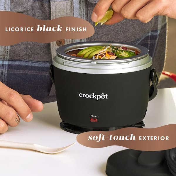 Crock-Pot 20-Oz. Lunch Crock Food Warmer, Black
