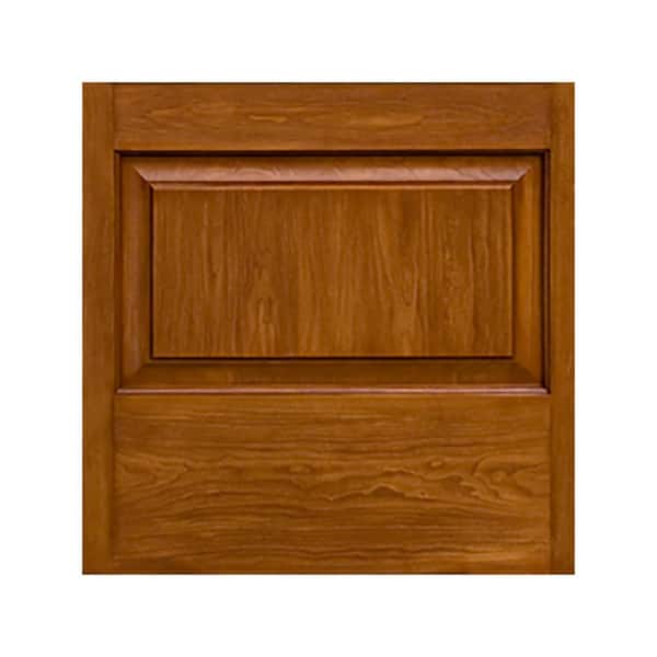 JELD-WEN 36 in. x 80 in. Right-Hand 4 Lite Clear Glass Mocha