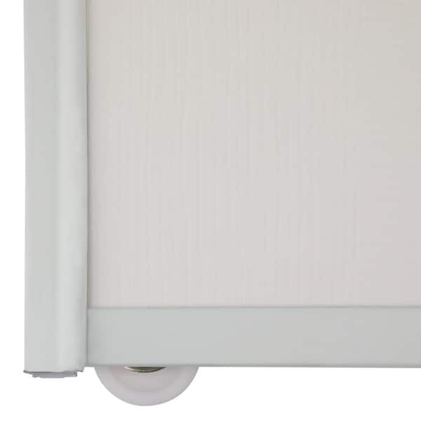 Raised 6-Panel Colonial Painted Steel Interior Sliding Door