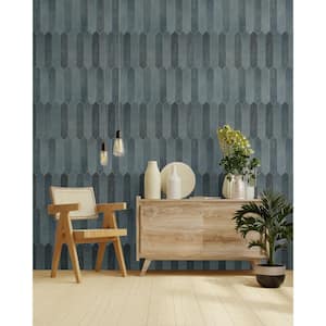 Lakeview Denim Picket 2.5 in. x 13 in. Glossy Ceramic Wall Tile (12.21 sq. ft./Case)