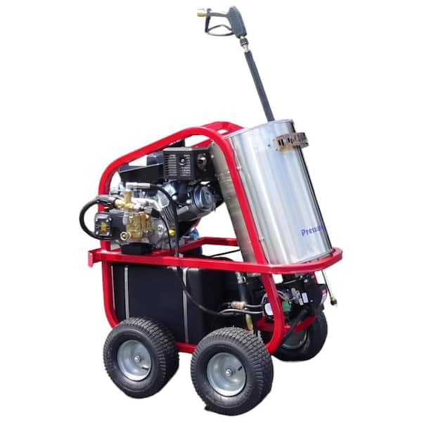 Pressure-Pro Dirt Laser 4000 PSI 3.5 GPM Hot Water Gas Pressure Washer with Honda GX390 Engine