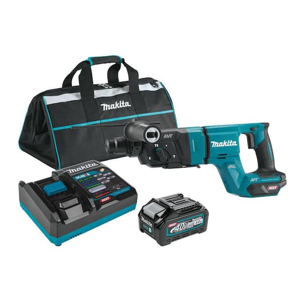 40V max XGT Brushless Cordless 1-1/8 in. Rotary Hammer (D-Handle) Kit, AFT, AWS Capable (4.0Ah)