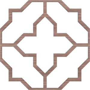 Large Laird Fretwork 3/8 in. x 6 ft. x 6 ft. Brown Wood Decorative Wall Paneling 1-Pack