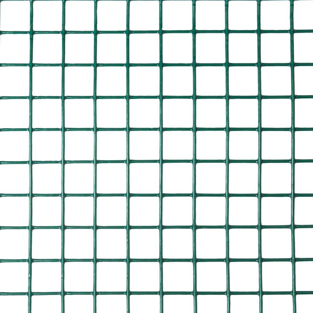 Green PVC Coated Galvanized Steel Hardware Cloth 3ft x 5ft