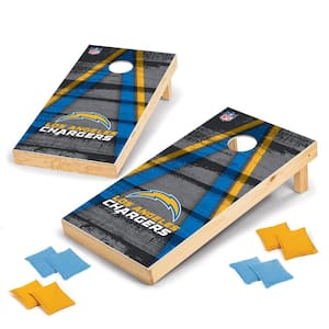 Los Angeles Chargers 24 in. W x 48 in. L Cornhole Bag Toss Set