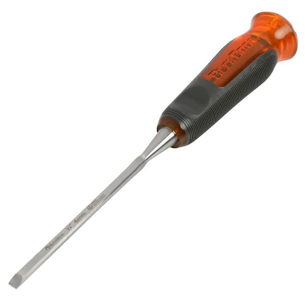 Pro 1/4 in. (6MM) W Full Tang Wood Chisel