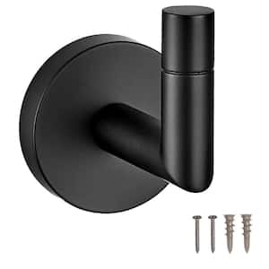 Graz Park Robe Hook J-Hook Robe/Towel Hook Bathroom in Matte Black