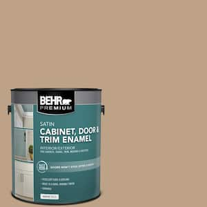 1 gal. #PPU4-05 Basketry Satin Enamel Interior/Exterior Cabinet, Door & Trim Paint