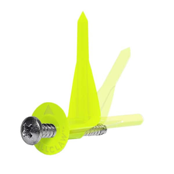 LOC-N-LOAD Hammer-In Drywall Anchors 165 lbs. Max 50-Pack with Screws-Master Carton
