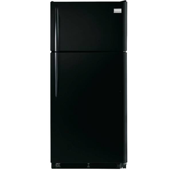 Frigidaire Gallery 18 cu. ft. Top Freezer Refrigerator in Ebony Black, ENERGY STAR