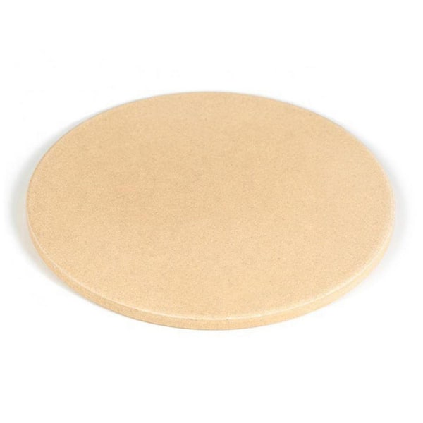 14 in. Round Pizza Stone Set Heavy Duty Cordierite Baking Accessory for Grills and Ovens, Cooks Evenly