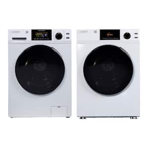 1.9 cu. ft. Deluxe Laundry Center Digital Washer 110-Volt Plus 4 cu. ft. Vented Dryer 110-Volt in White