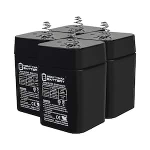 6V 5AH SLA Replacement Battery Compatible with Dependable Energy DE-30045 - 4 Pack