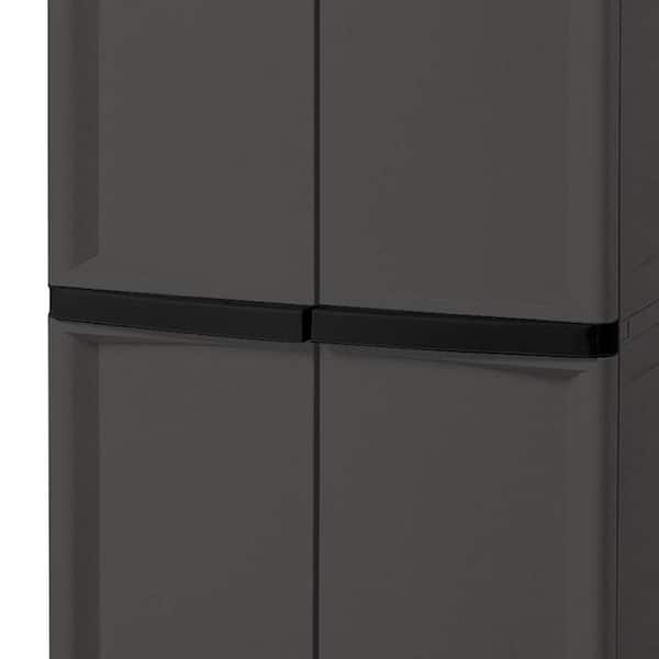 Sterilite 25 6 In X 69 4 18 9, Sterilite Storage Cabinets With Doors And Shelves