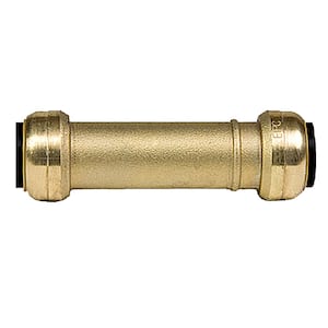 1 in. Brass Push-To-Connect Slip Repair Coupling