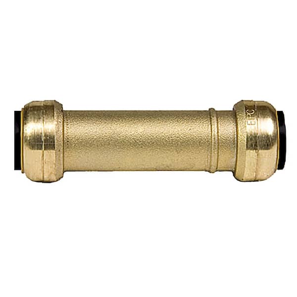 Blue Hawk 1 Inch Coupling  Brass Push To Fit 