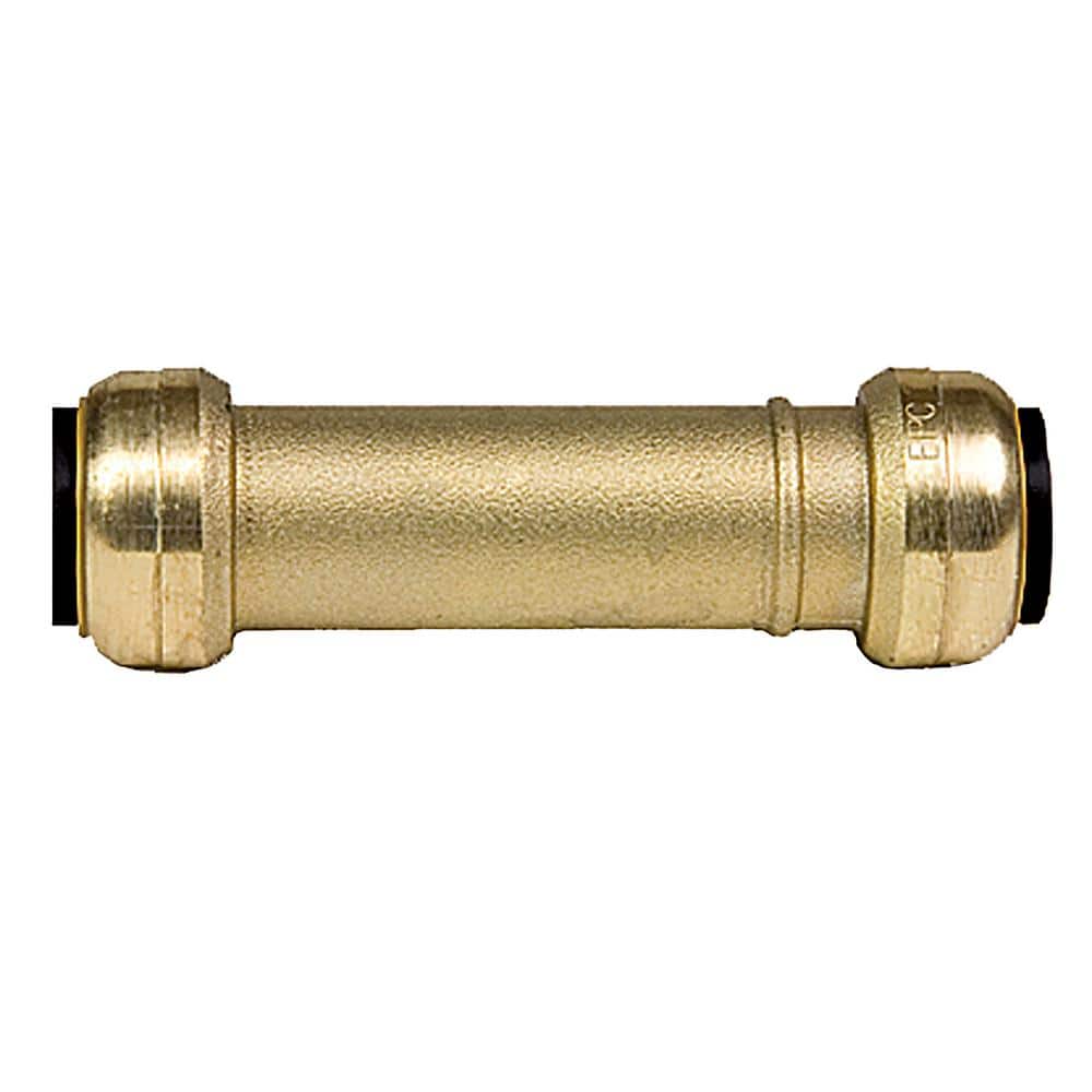 Tectite 1 in. Brass Push-To-Connect Slip Repair Coupling FSBC1SL