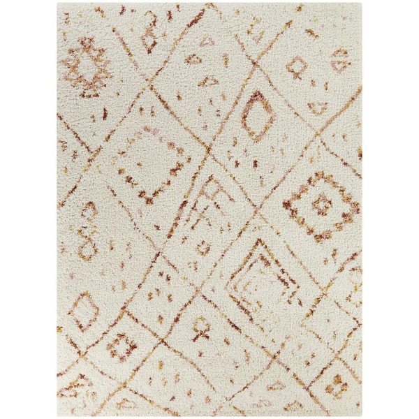 BALTA Simeon Orange 5 ft. 3 in. x 7 ft. Tribal Area Rug