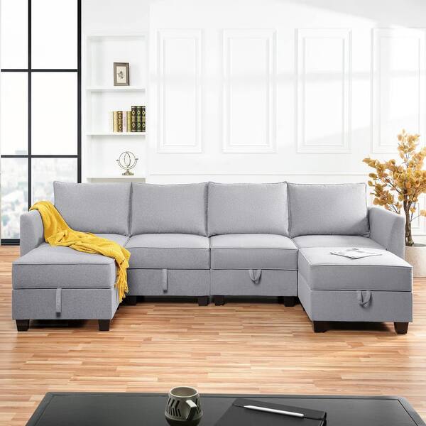 Reversible Chaise Sectional Sofa