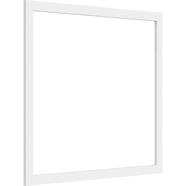 Ekena Millwork 32"W x 28"H x 3/8"P Prescott Decorative Wall Panel (Two-Piece)