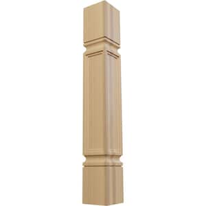 5 in. x 5 in. x 35-1/2 in. Unfinished Cherry Kent Raised Panel Cabinet Column