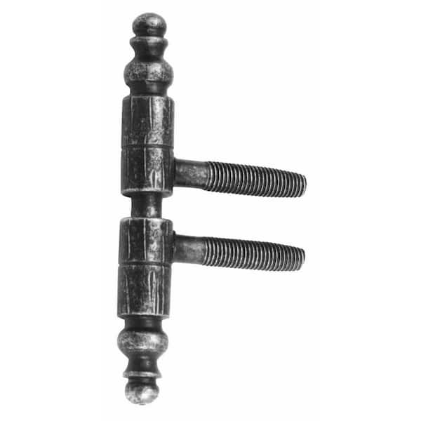 arteferro 3-5/16 in. x 2-1/16 in. x 9/16 in. Bolt Through Mounted Raw Decorative Barrel Forged Wrought Iron Hinge