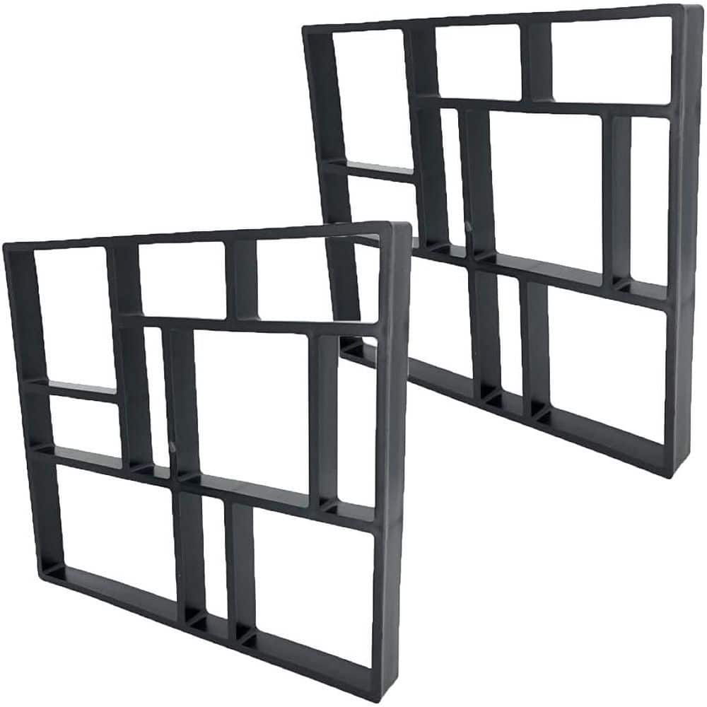 17.7 x 15.7 x 1.57 in. Concrete Stepping Stone Path Mold Patio Maker 2-Pack price history on PriceWatchPro