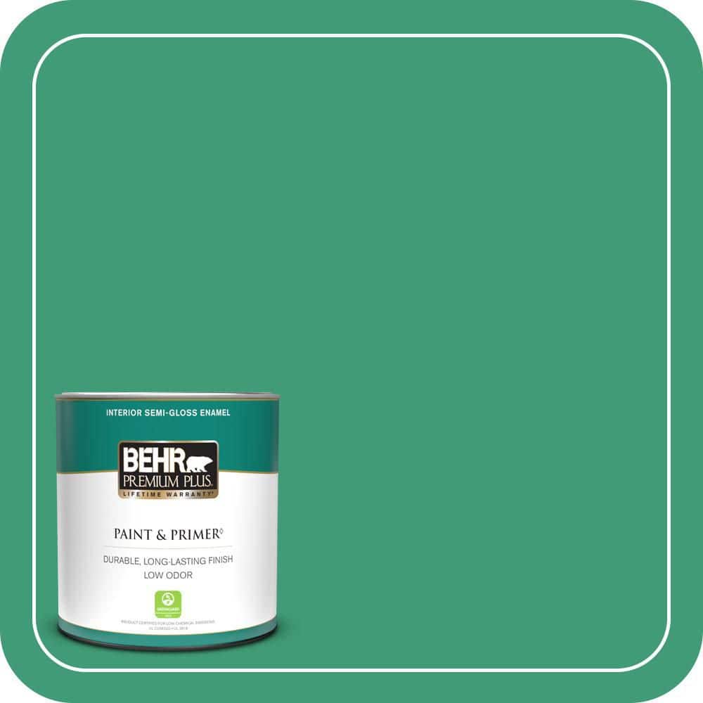 1 qt. #MQ6-42 Dancing Jewel Semi-Gloss Enamel Low Odor Interior Paint & Primer price history on PriceWatchPro