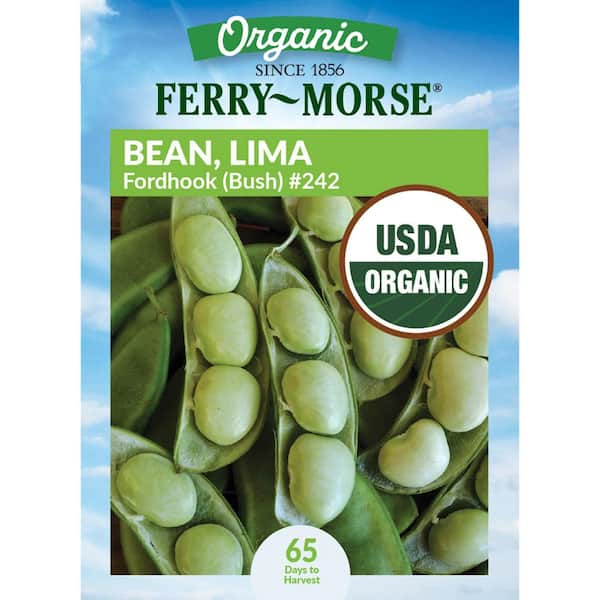 Ferry-Morse Organic Bean Lima Fordhook Fruit Seeds