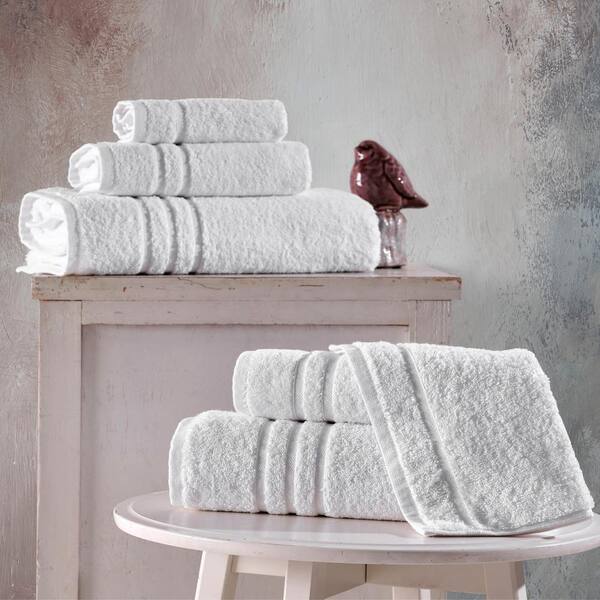 Organic Turkish Cotton Slate Grey Bath Towels