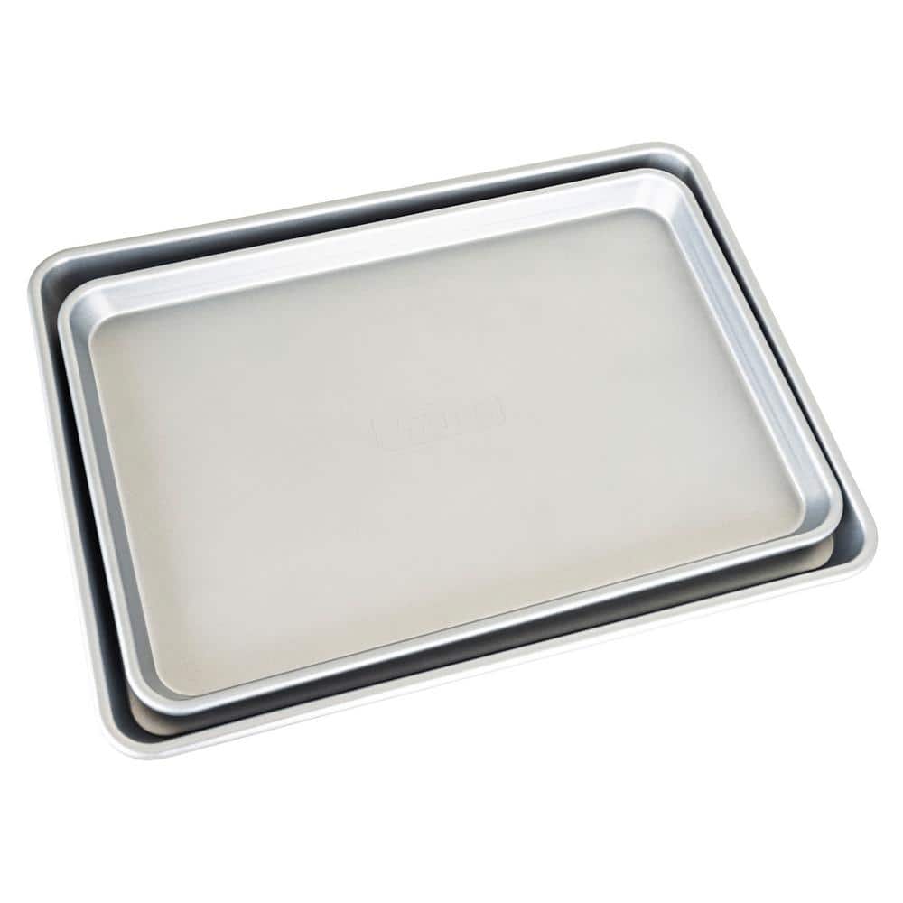 Viking Large Gray Nonstick Stainless Steel Cookie Sheet Set