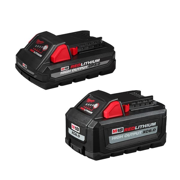 Milwaukee M18 18-Volt Lithium-Ion High Output 6.0Ah Battery Pack (6-pack)