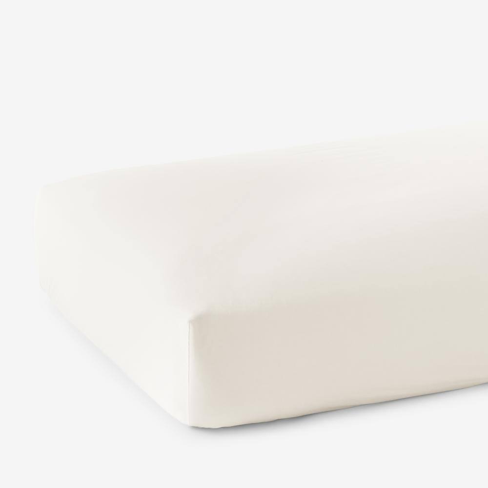Company Cotton Ivory Bamboo Sateen Twin XL Fitted Sheet price history on PriceWatchPro