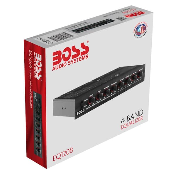 Boss Audio Systems NEW BOSS 4-Band Preamp Car Audio Equalizer with Subwoofer Output (2-Pack)