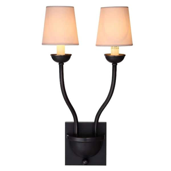 Elegant Lighting Vineland 2-Light Bronze Sconce