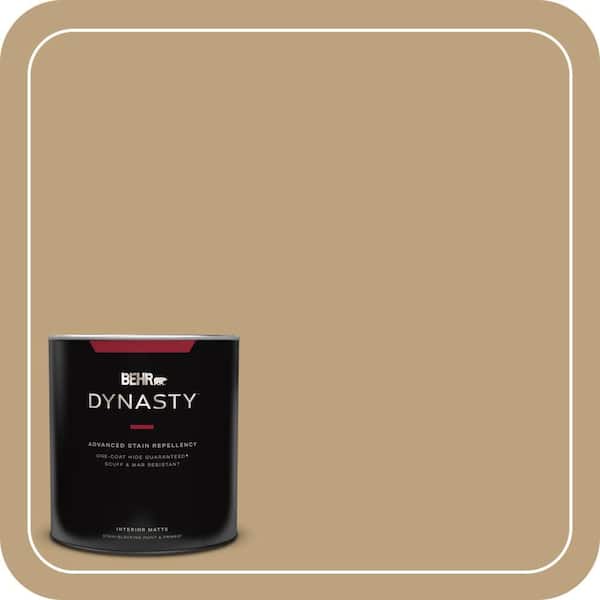 BEHR DYNASTY 1 qt. #T13-4 Golden Age Matte Interior Stain-Blocking Paint and Primer