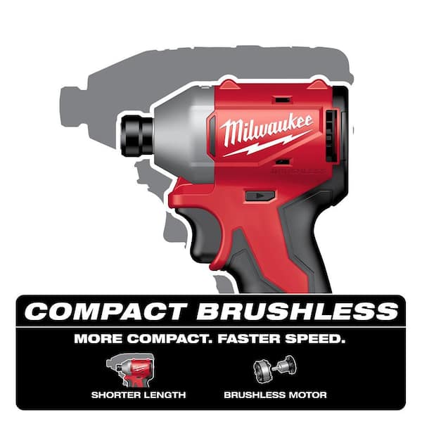 M18 18V Lithium-Ion Brushless Cordless 1/4 in. Compact Impact Driver (Tool Only)