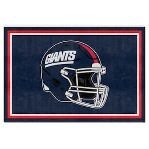 New York Giants Navy 5 ft. x 8 ft. Plush Area Rug Retro Collection - 1976