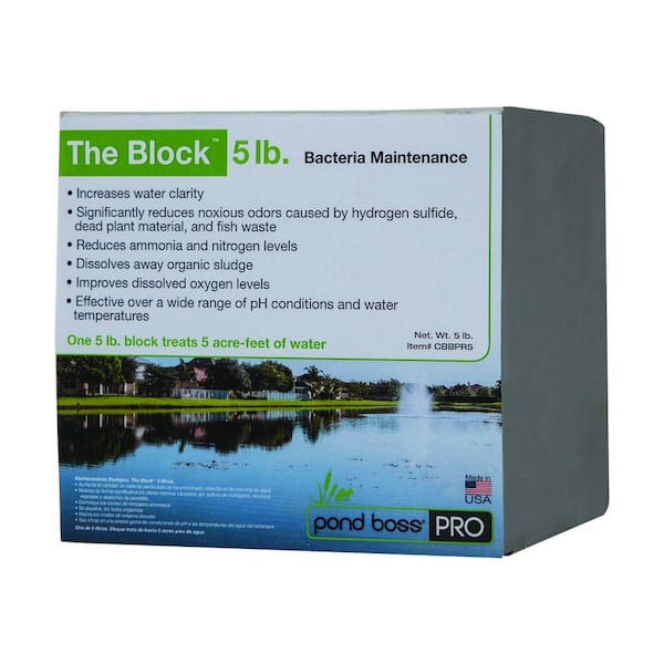Pond Boss Pro Bacteria Bio-Maintenance 5 lb. Block