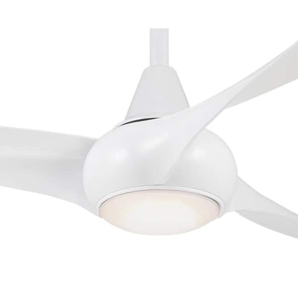 MINKA-AIRE Light Wave 52 in. Integrated LED Indoor White Ceiling