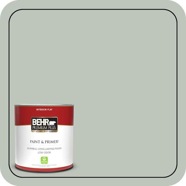 BEHR PREMIUM PLUS 1 qt. #700E-3 Contemplation Flat Low Odor Interior Paint & Primer