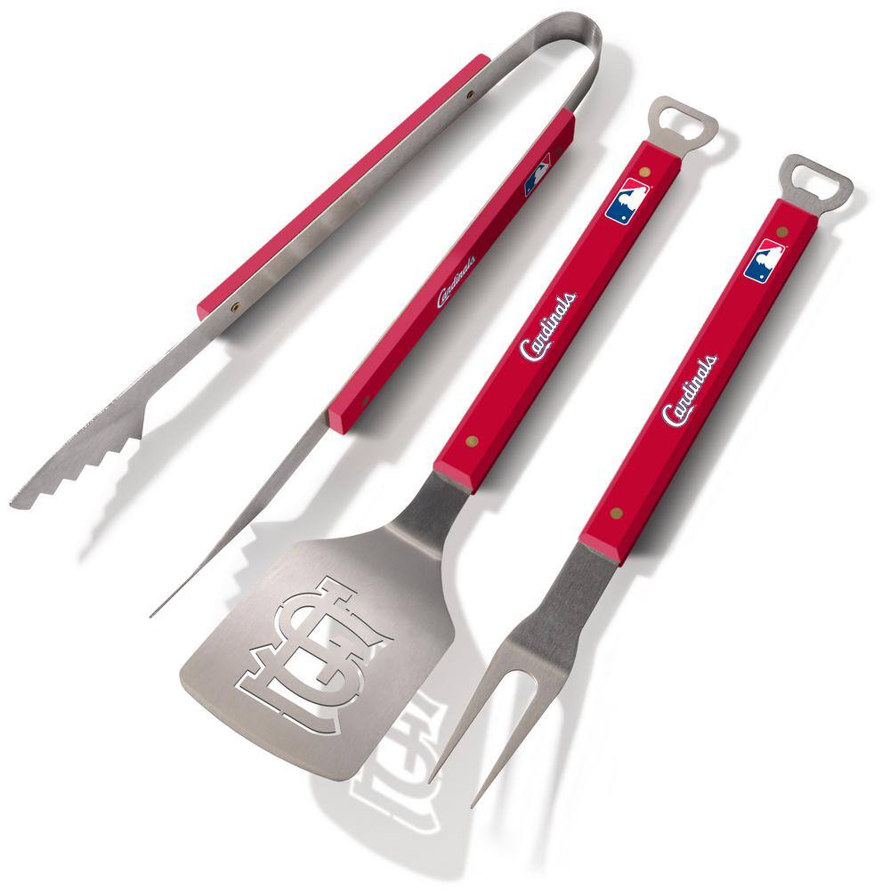 MLB St. Louis Cardinals Spirit Series 3-Piece BBQ Set price history on PriceWatchPro