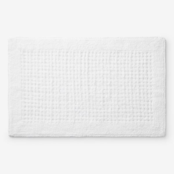 The Company Store Legends Hotel Mirage 30 in. x 26 in. White Bath Mat