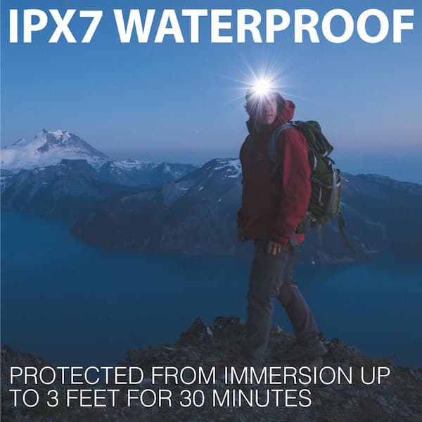 LUXPRO Pack740 Waterproof Multi-Color LED Headlamp LP740 - The