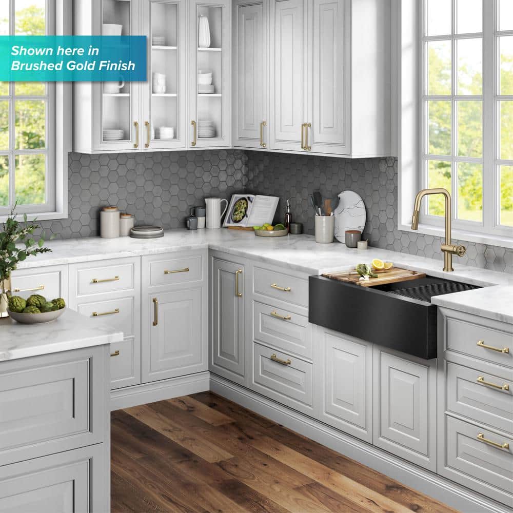 Stainless Steel Industrial Pull-Down Kitchen Faucet with Spray