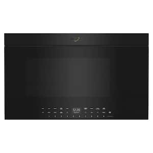 30 in. 1.1 cu. ft. Over-the-Range Microwave in Black with Flush Built-In Design