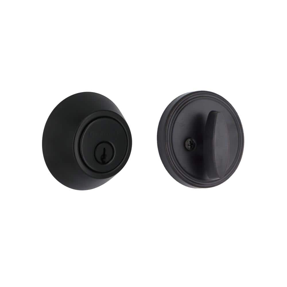 Matte Black Single Cylinder Deadbolt